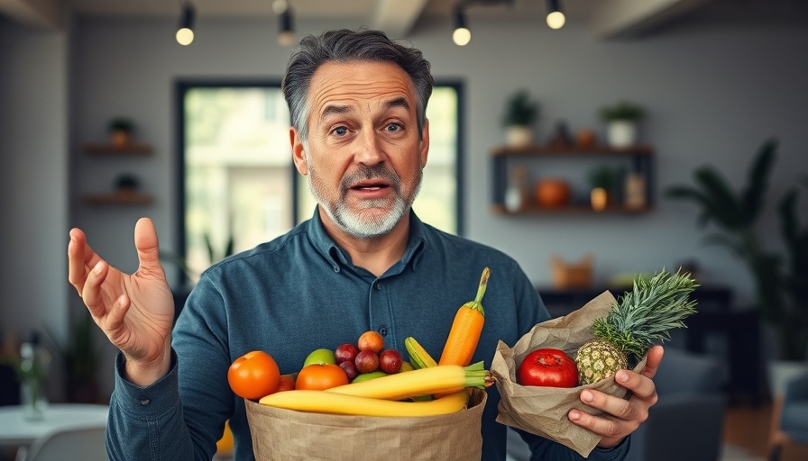 Expert discussing clean eating health benefits with dish display.