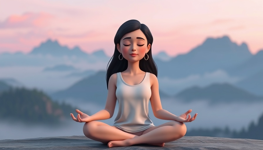 Meditating woman in pastel landscape explores: Can affirmations really boost your well-being?