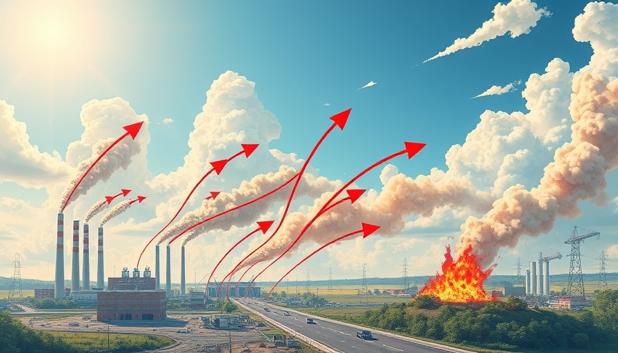 CleanAIRE NC Academy illustration of pollutant emission sources.