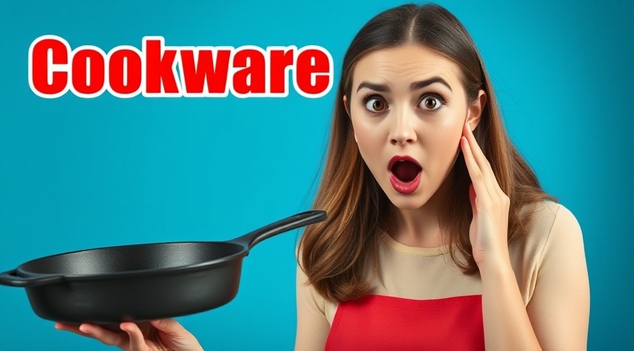 Surprised woman reacts to toxic cookware; discover safe cooking alternatives.