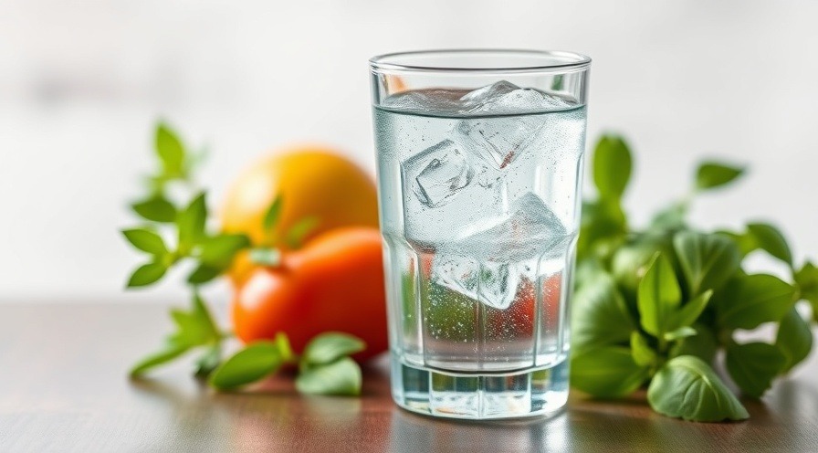 Fresh glass of water for dehydration recovery and hangover tips.