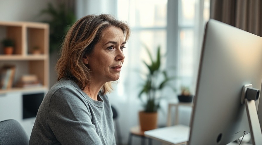 woman sharing fertility support advice on a Zoom call at home.