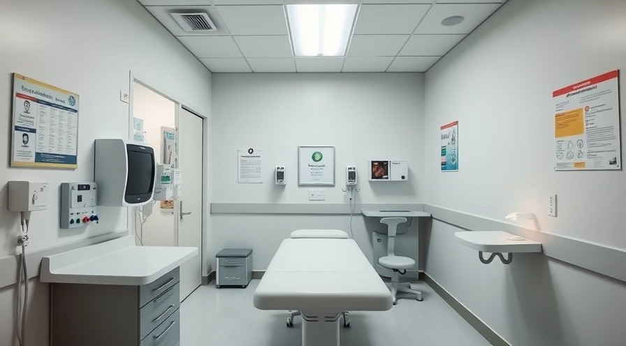 A clean, sterile doctor's office emphasizing youth autonomy in medicine.