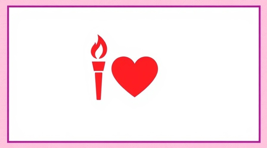 Red torch logo and heart health icon for early detection and multidisciplinary care.
