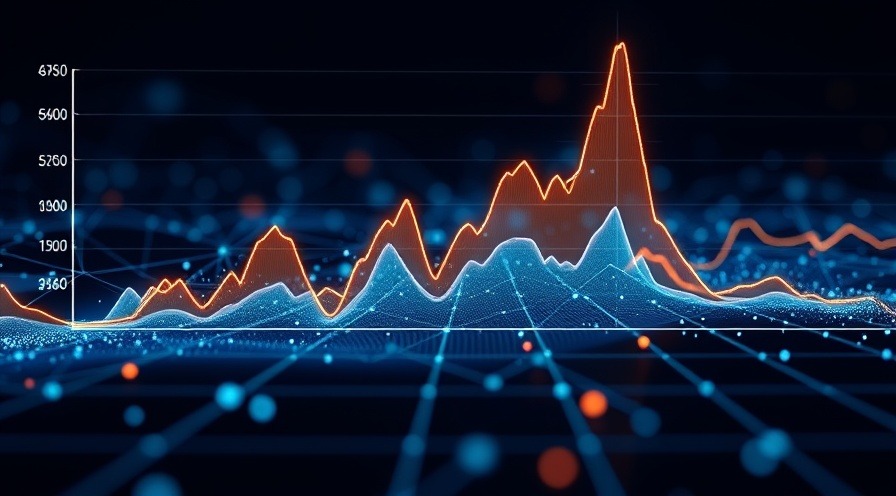 Graph illustrating a significant spike in network traffic