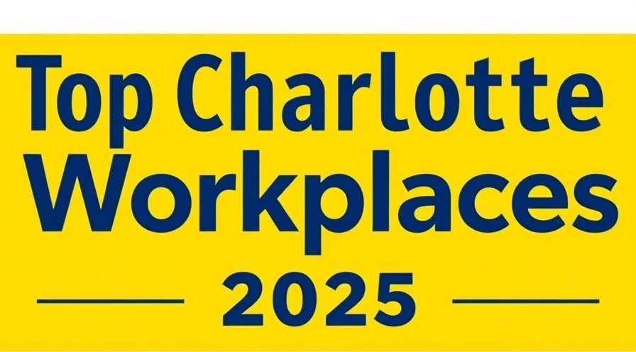 Top Charlotte Workplaces 2025 logo highlighting employee wellness and workplace culture recognition.