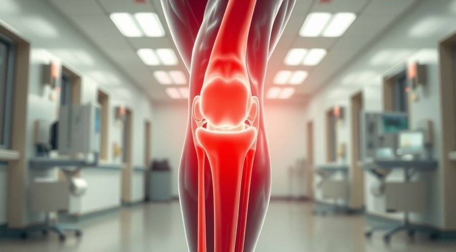 Detailed knee anatomy illustration for understanding knee surgery and pain relief.