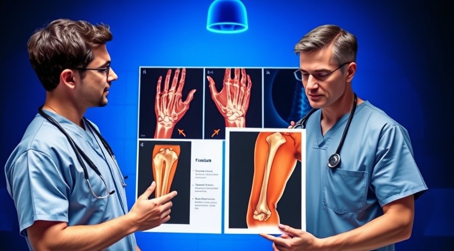 Medical professionals evaluating osteoporosis prevention and fracture risk evaluation.