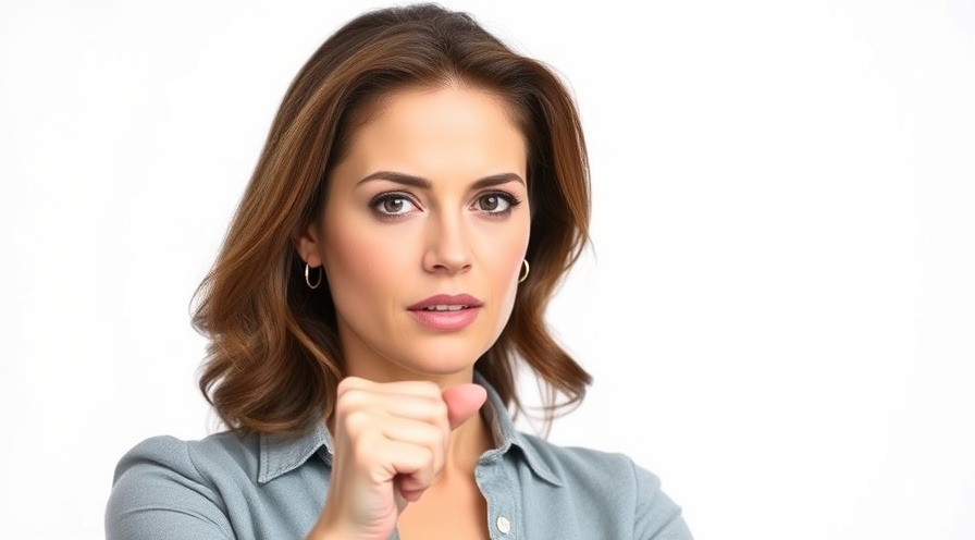 Confident woman expressing emotional ownership in a gratitude list, photorealistic.