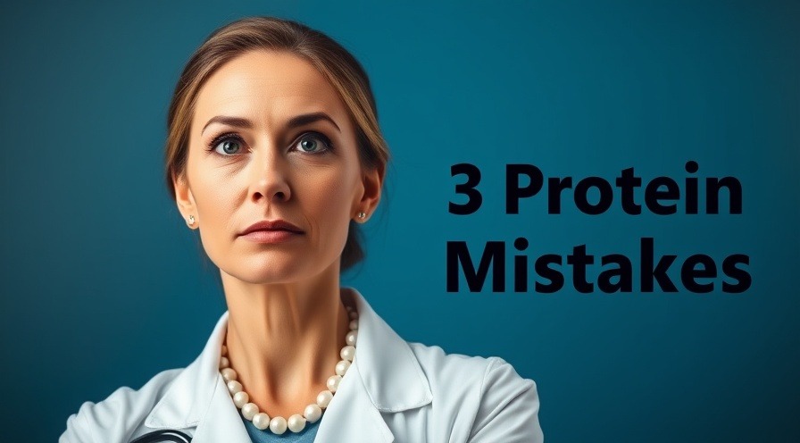 Health professional highlights 3 protein mistakes affecting muscle loss.