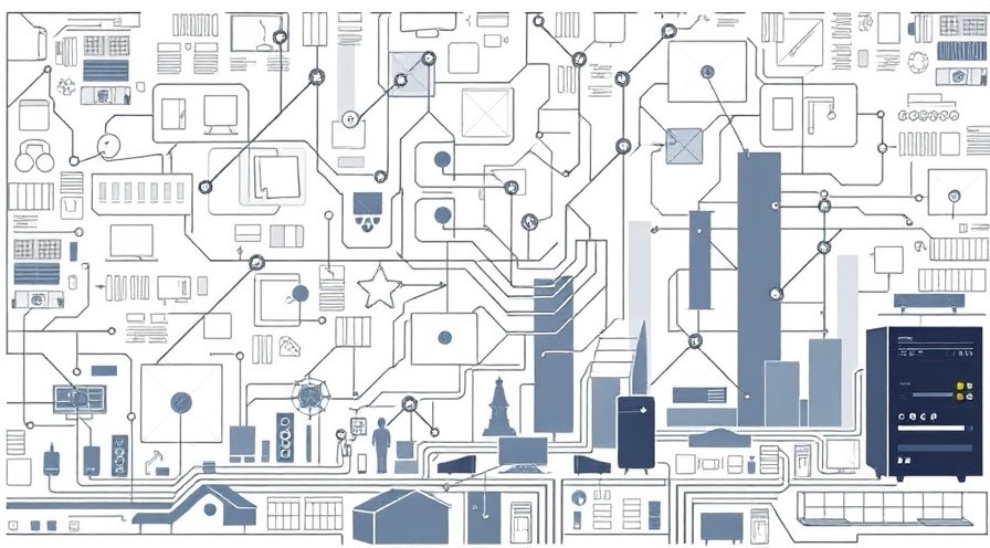 Blueprint-style computer network Remediation Plan illustration