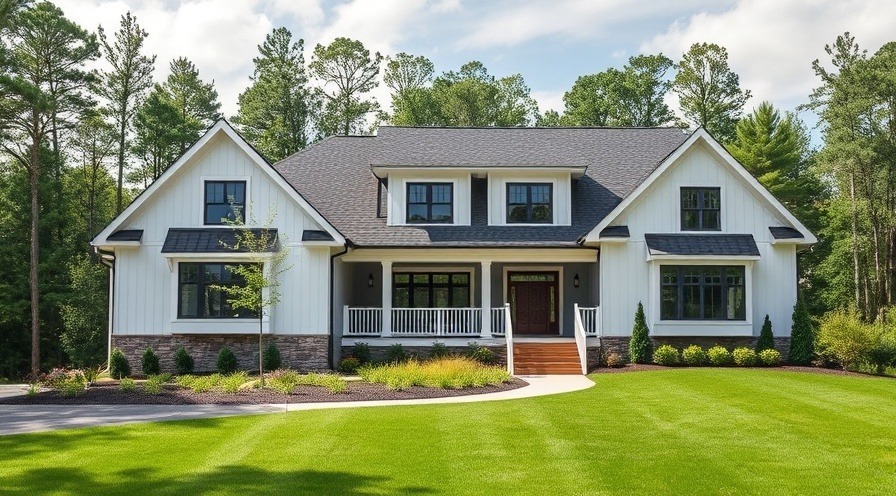 modern suburban house