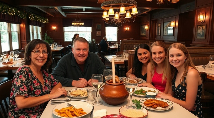 Family enjoying healthy dining options at a local NC restaurant.