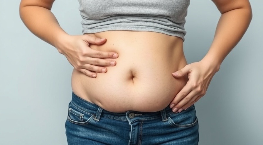 A woman experiencing digestive discomfort seeking bloating relief with healthy foods.