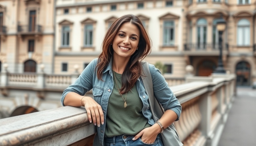 Confident woman outdoors, symbolizing starting a service business.