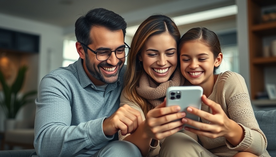 Happy family using Fetch app to get paid for your data.