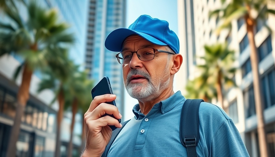 Man discussing monetizing app with AI tools outdoors