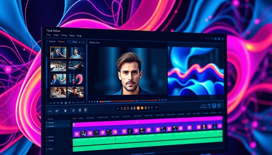 Build an app using AI tools shown in a vibrant digital interface.