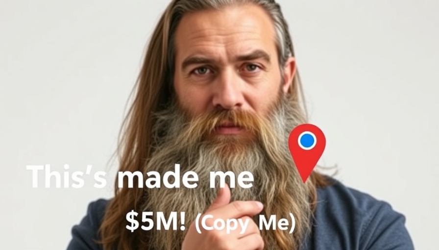 Man holding Google Maps icon, promoting digital course success.