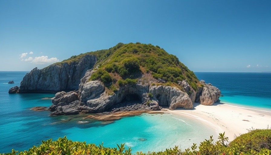Stunning coastal view ideal for travel jobs that come with free housing