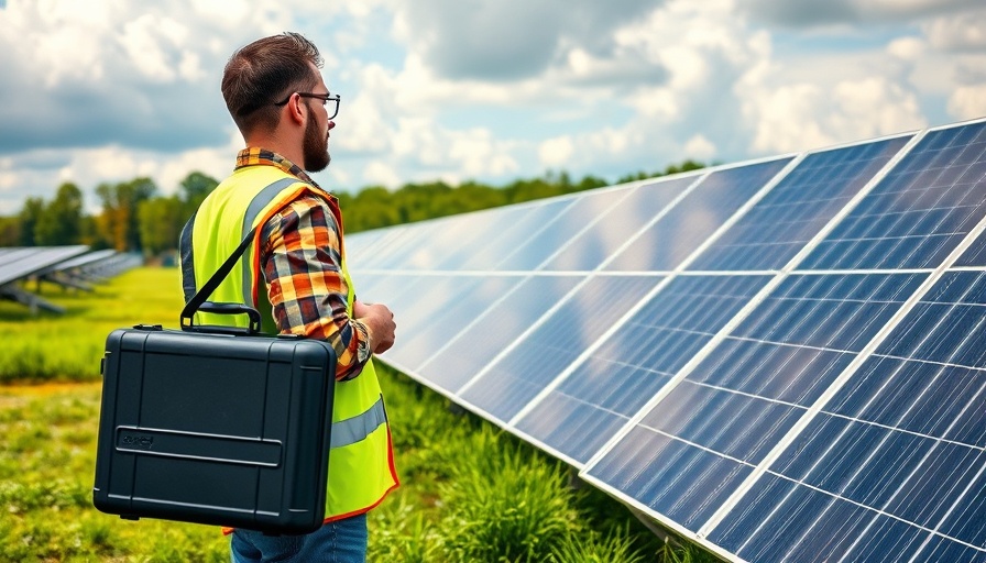 Engineer upgrades hospital energy efficiency with solar panels.