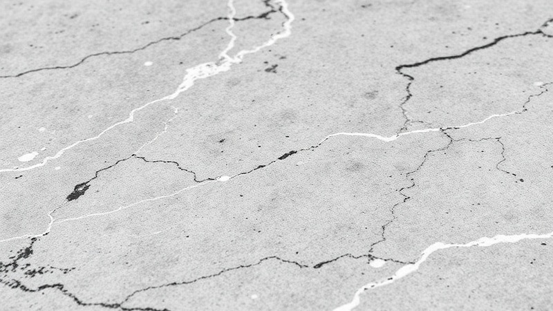 Macro view of classic gray, white, and black epoxy floor, ideal for concealing imperfections.