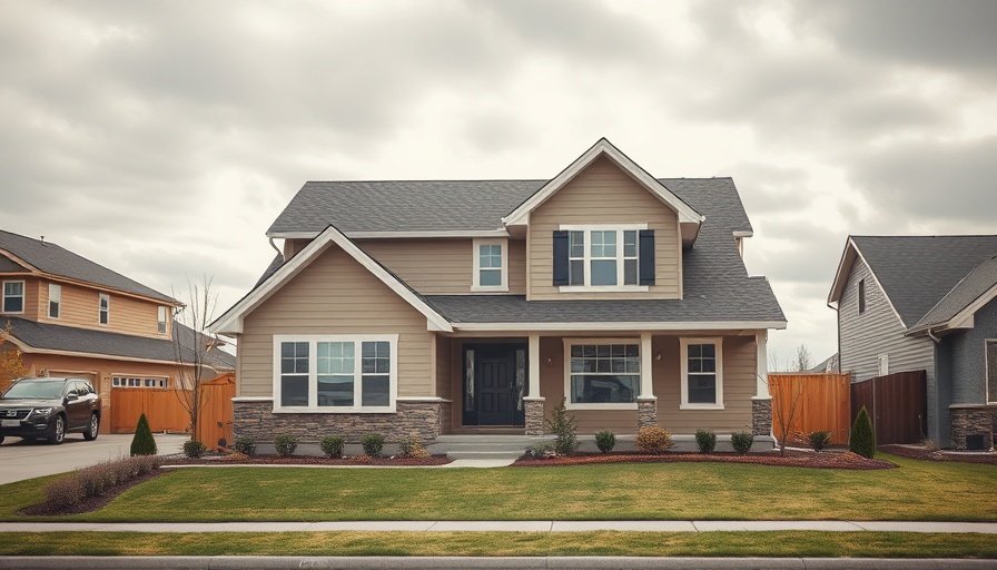 Modern suburban house indicating Pueblo real estate market activity.