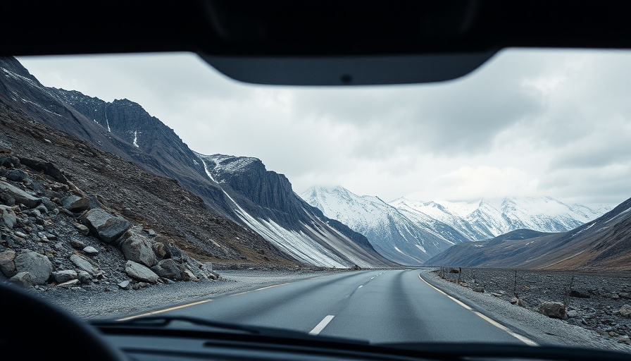 Scenic view of Colorado's highest roads with mountain backdrop.