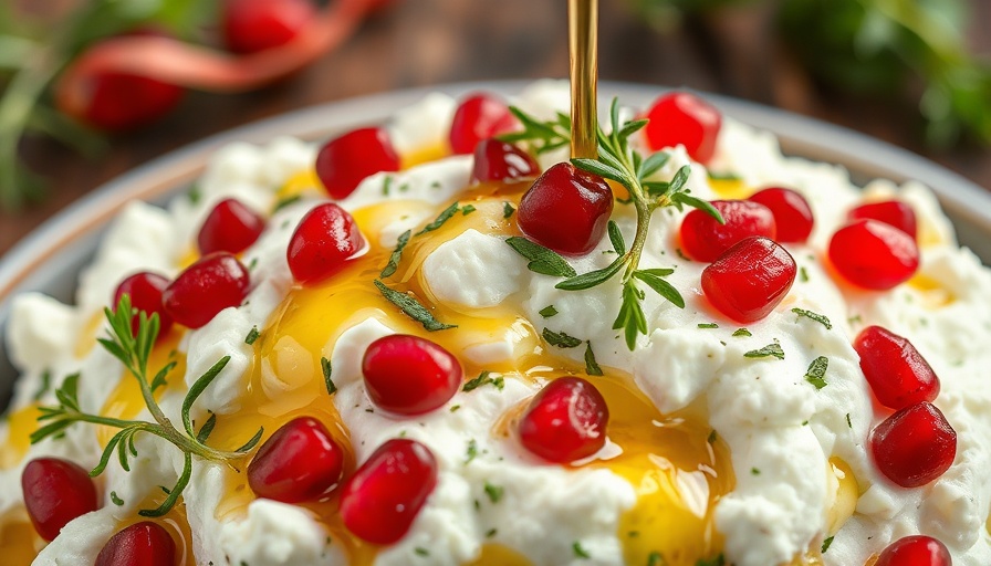 Garnished cottage cheese dish for protein boost recipe.