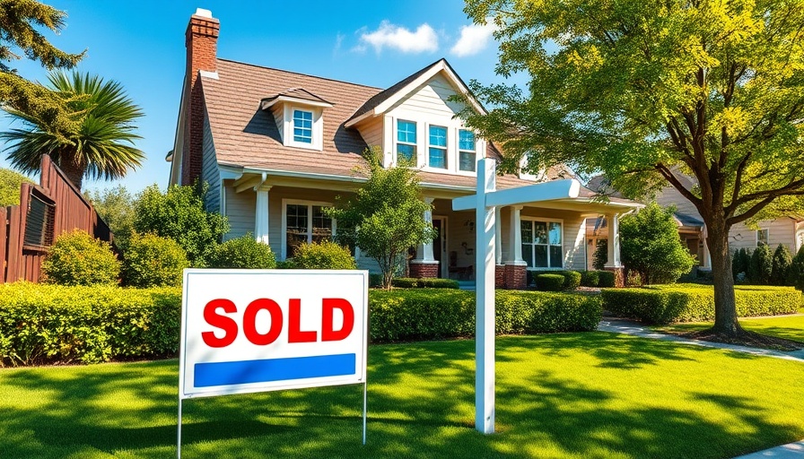 Suburban house with 'SOLD' sign indicating Rock Island and Henry County real estate transactions.