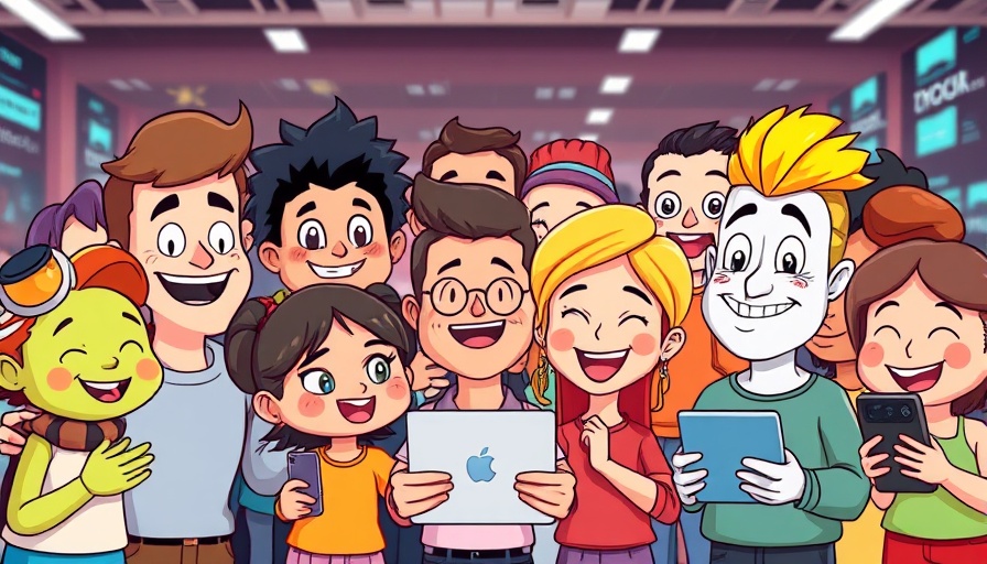 Community News Sharing platform with diverse cartoon characters.