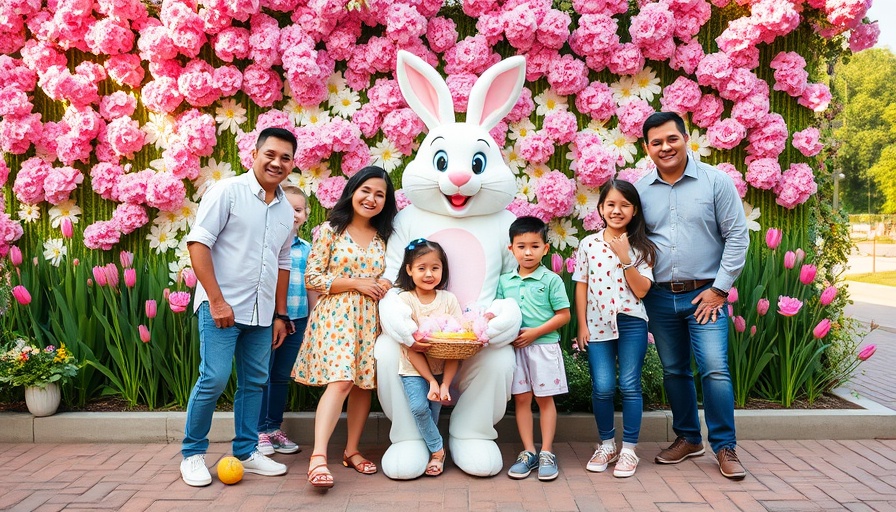 Easter at the Orchard Westminster with family and Easter Bunny.