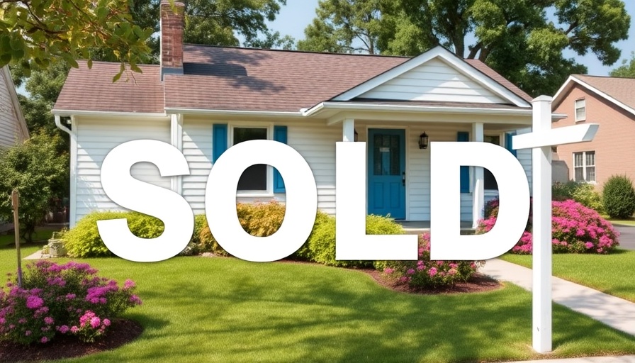 House with SOLD sign, illustrating Rock Island Henry County real estate transactions April 2025.