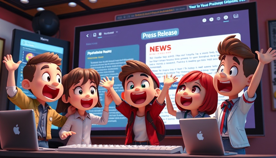 Interface showcasing press release distribution, share local news effectively.
