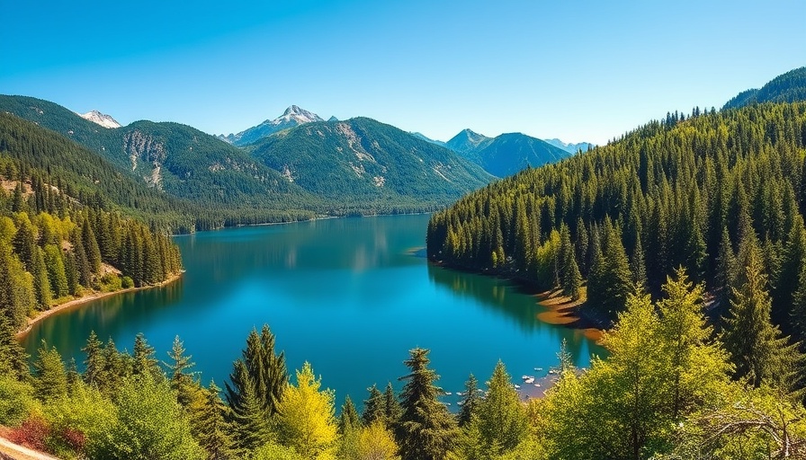 Serene lake view at best Colorado campgrounds near lakes.