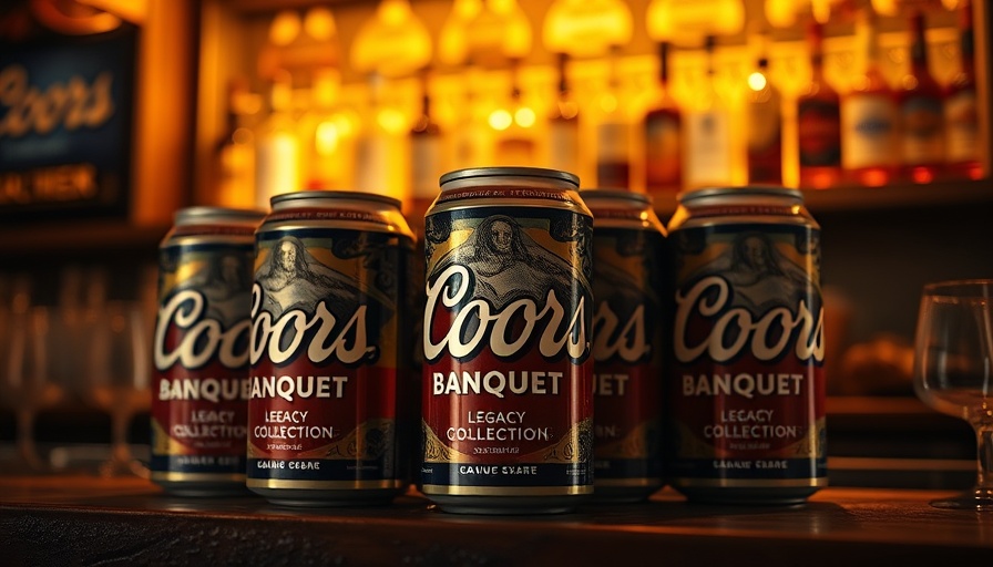Coors Banquet Legacy Collection cans with stylish packaging.