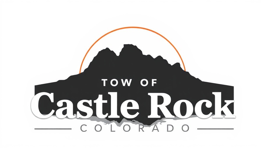 Board of Adjustment Castle Rock logo with silhouette and text.