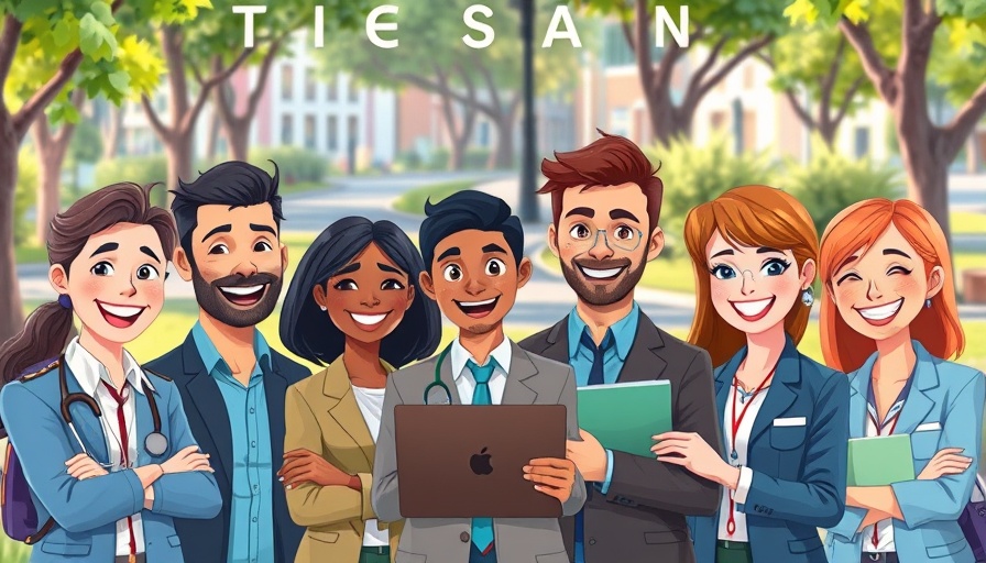 Local News Sharing platform illustration promoting press release distribution.