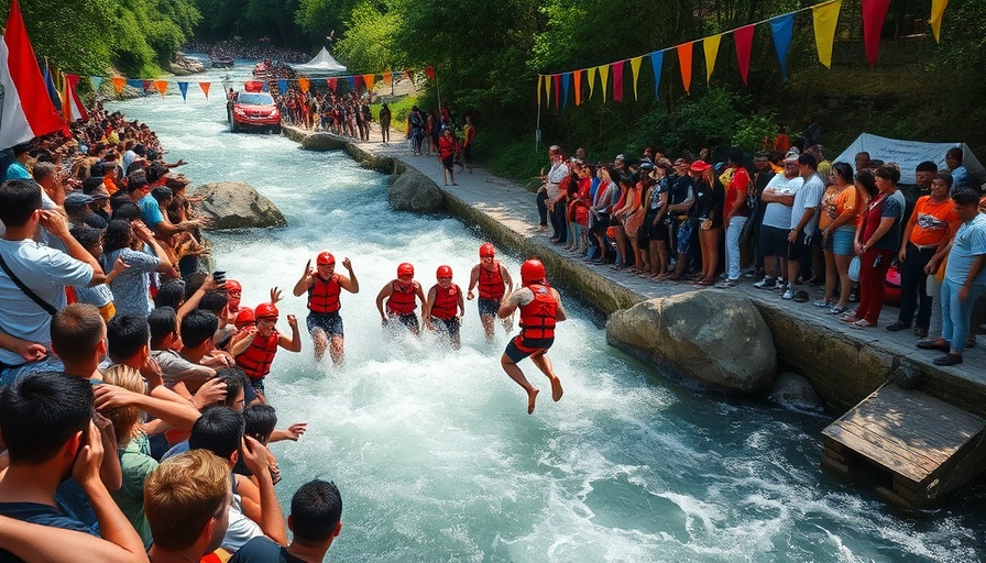 Outdoor sporting events in Colorado: vibrant river festival