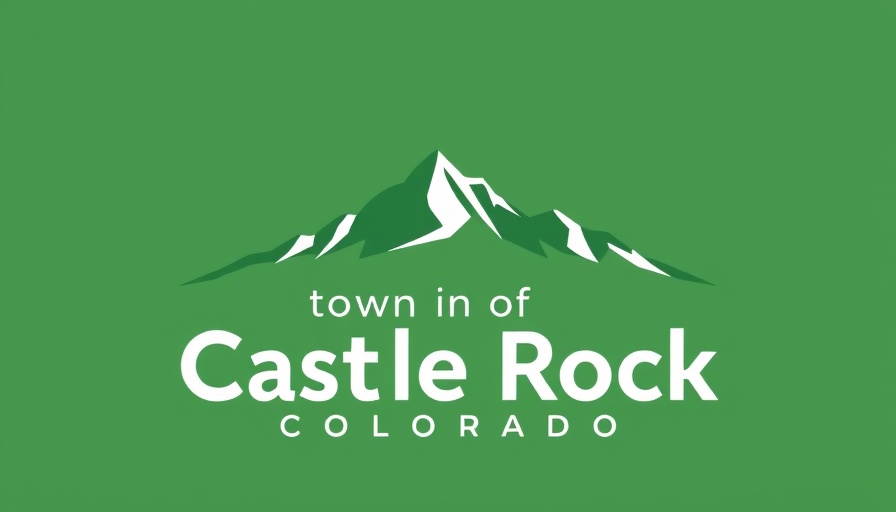 Town of Castle Rock Colorado minimalist logo, Public Notice of Ordinances