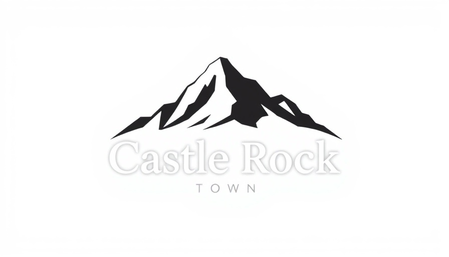 Town of Castle Rock logo showcasing mountain silhouette.