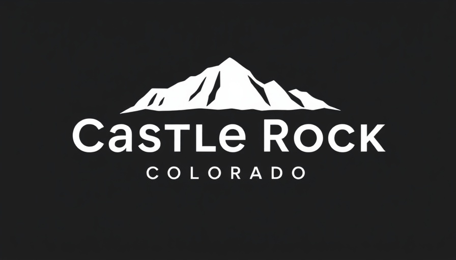 Castle Rock community recognition logo with mountain silhouette