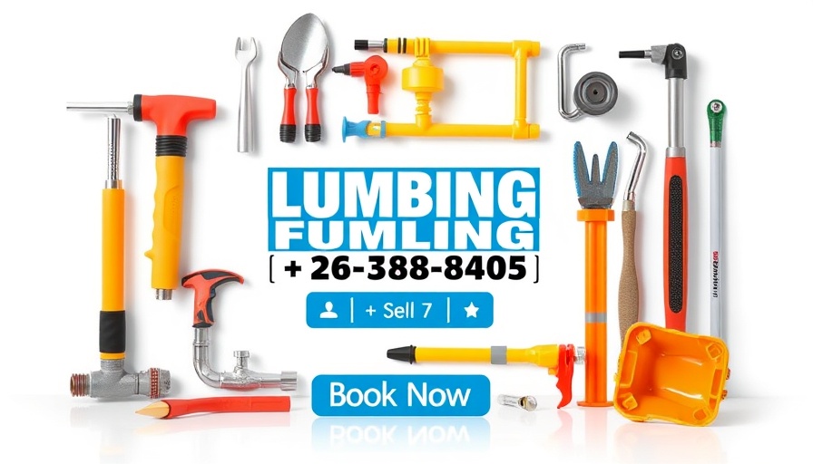 Promotional 24/7 affordable emergency plumbing services in Ontario ad.