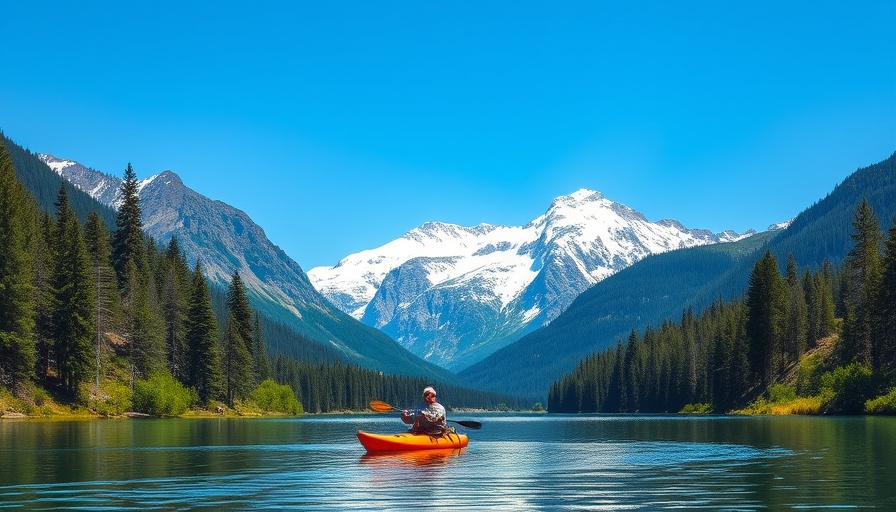 Fishing near Crested Butte at a tranquil lake with mountains in background.