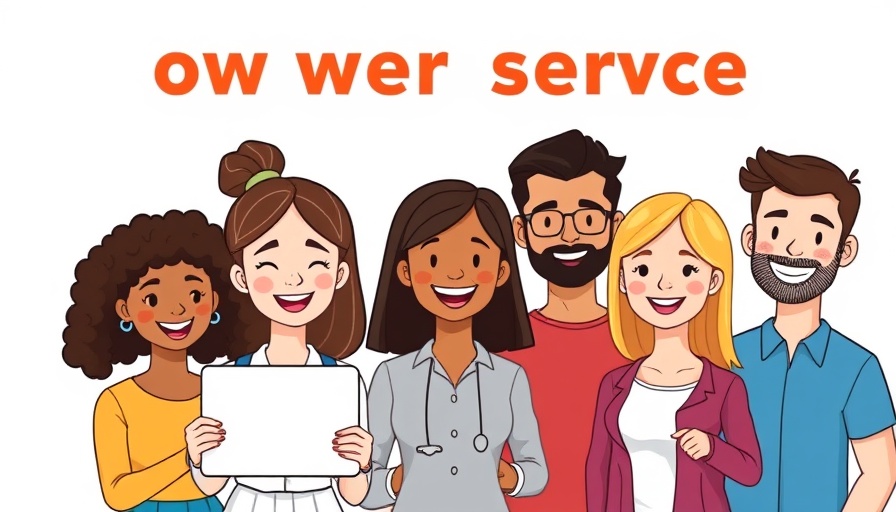 Cartoon illustration promoting how to share your news effectively.