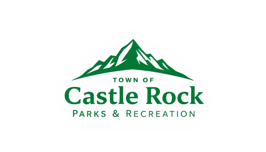 Logo of Town of Castle Rock Parks & Recreation for Tri Arts Project Castle Rock.