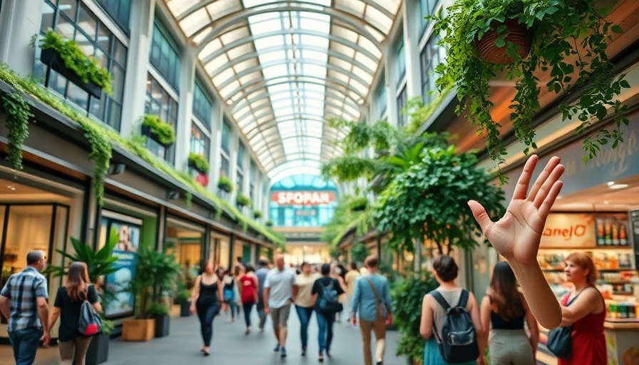 Southlands living experience at bustling shopping center, modern appeal.