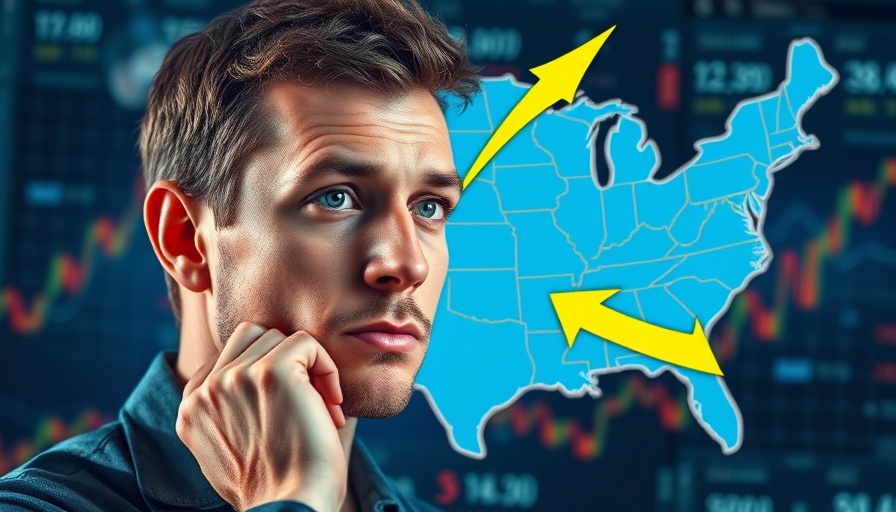 New tariffs affecting real estate investors illustrated with arrows on U.S. map.