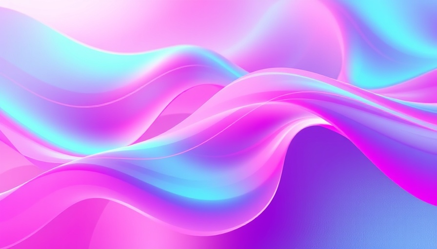 Abstract digital wave representing smart & connected homes.