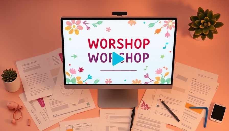 Best side hustles for college students: Online workshop illustration with printables.